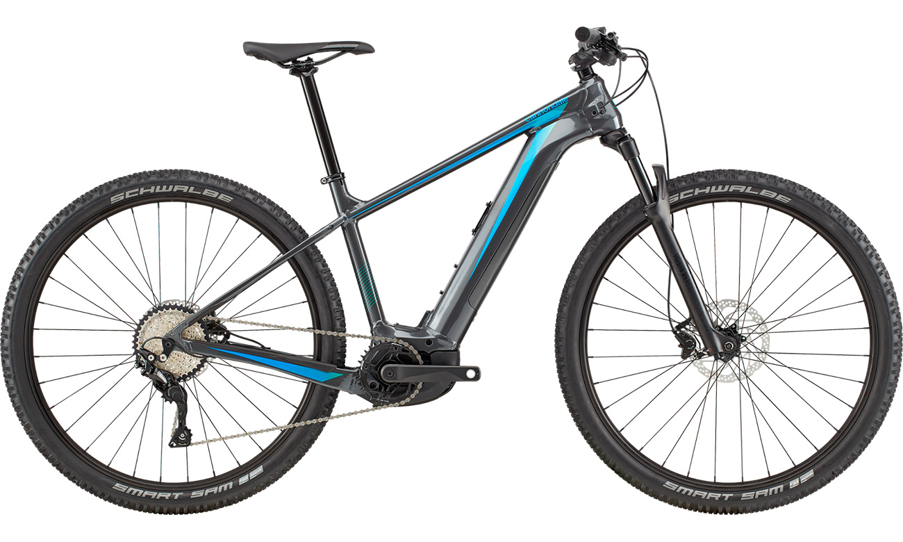 Фотографія Електровелосипед Cannondale TRAIL Neo 2 29" (2020) 2020 сіро-синій